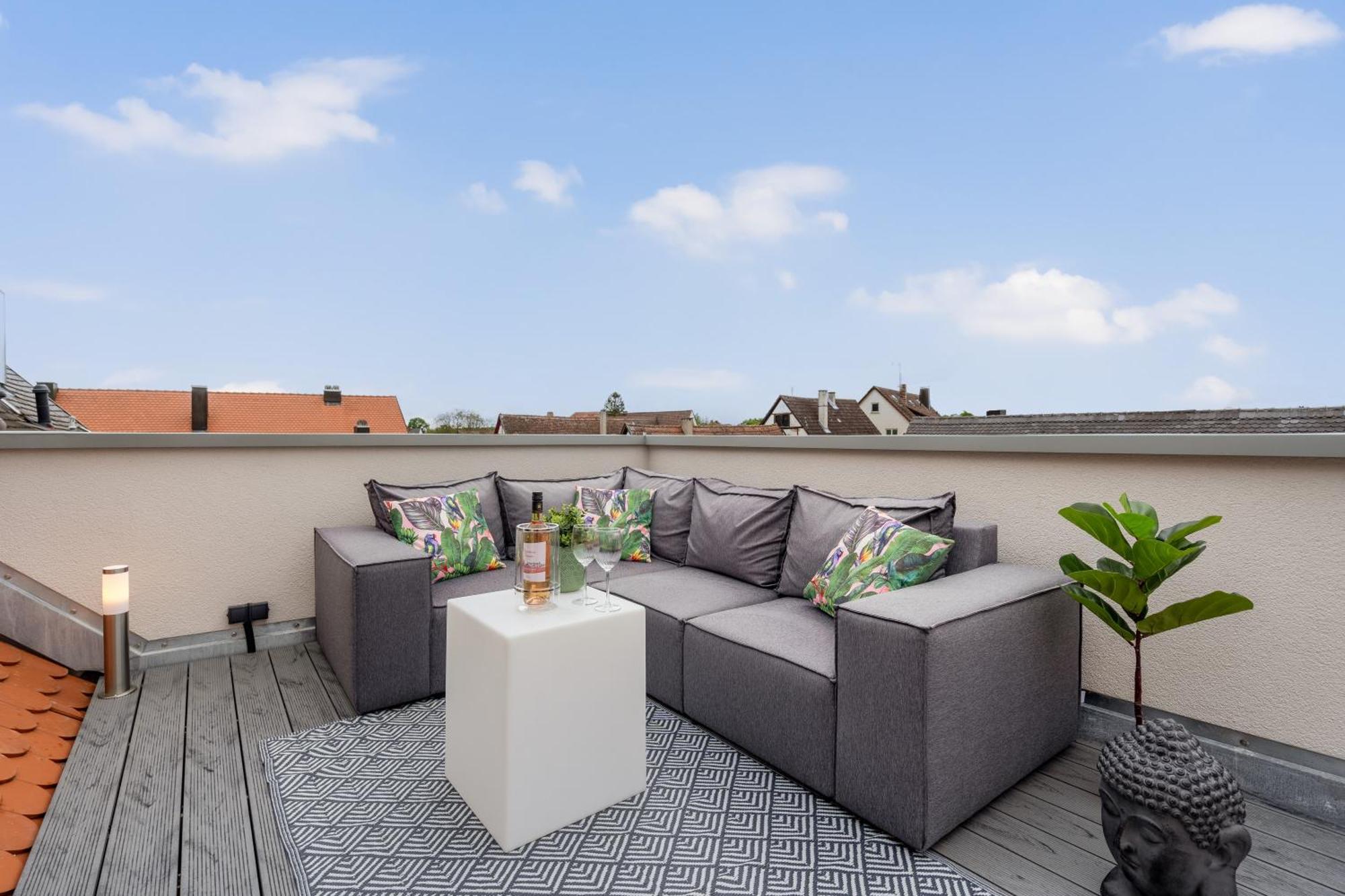 Namaste Homes - Ferienwohnung Mit Dachterrasse Bad Windsheim Exterior photo